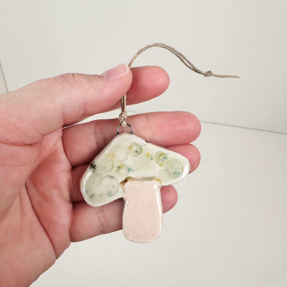 Ceramic Mini Mushroom Ornament- C | Once & Future Things