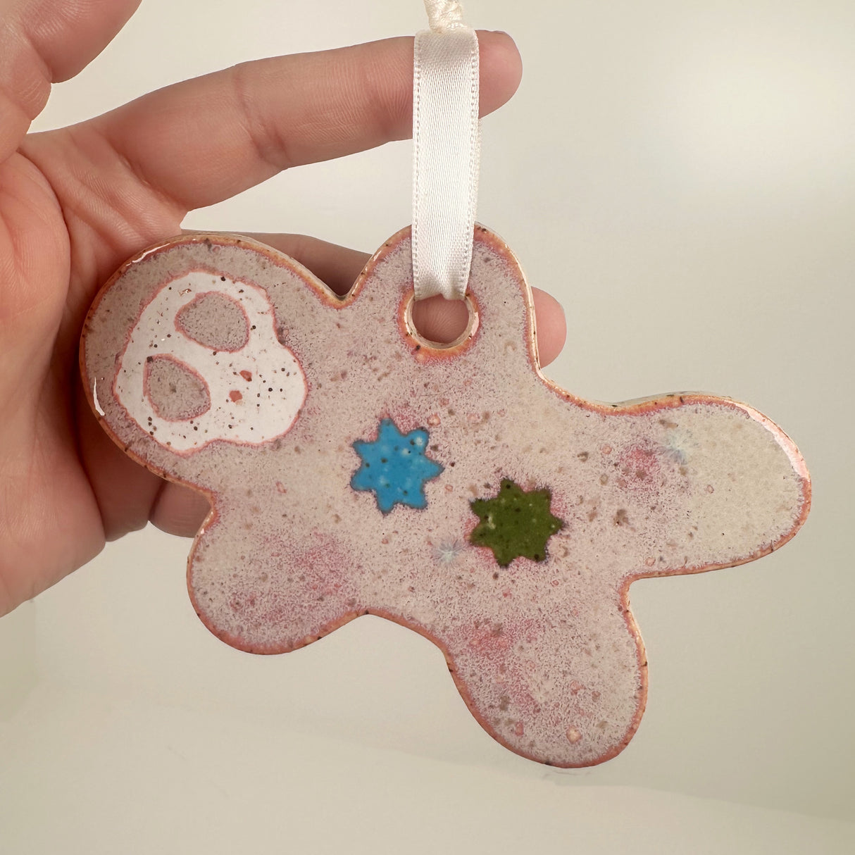 Ceramic Skull Gingerbread Man- B | Dangit Design
