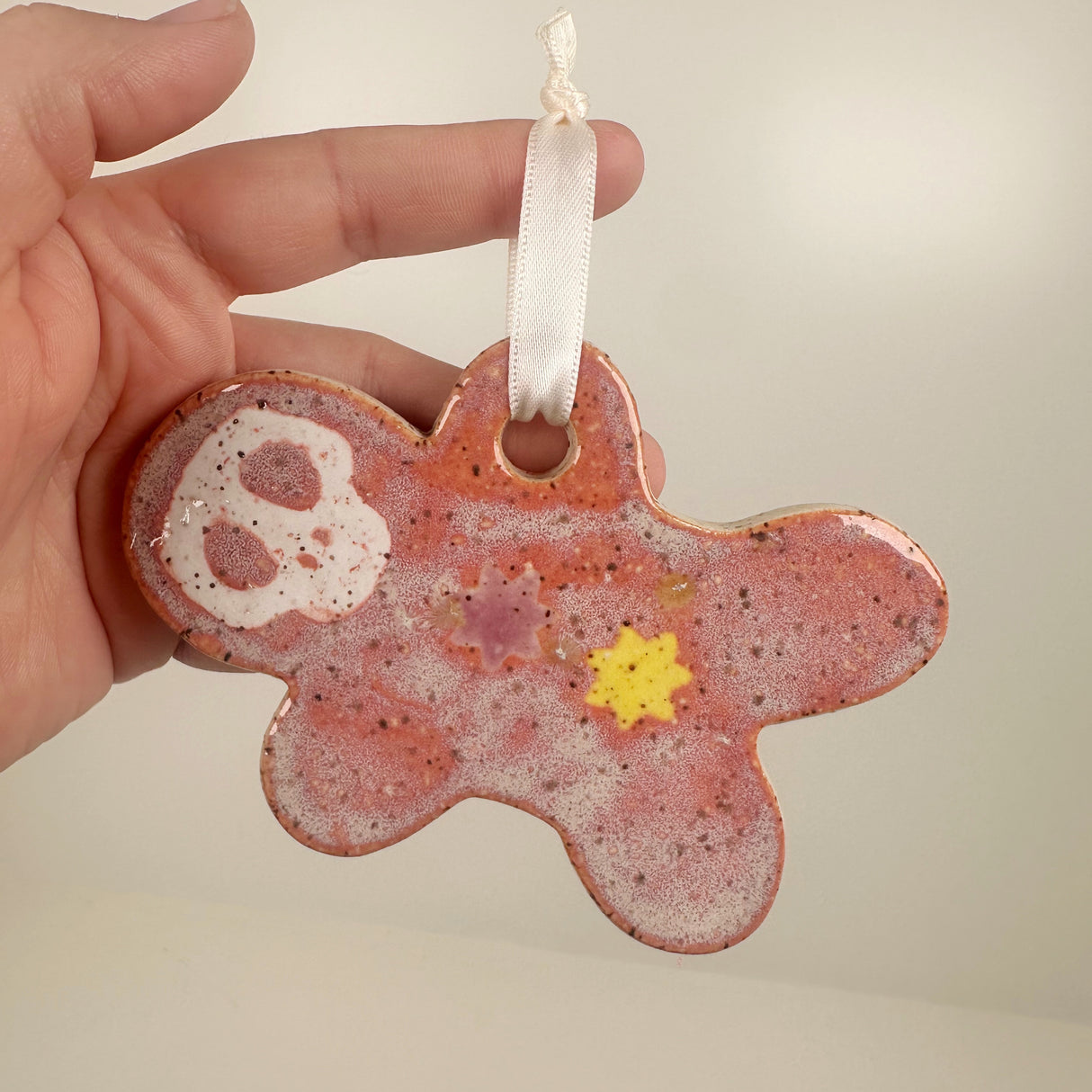 Ceramic Skull Gingerbread Man- C | Dangit Design