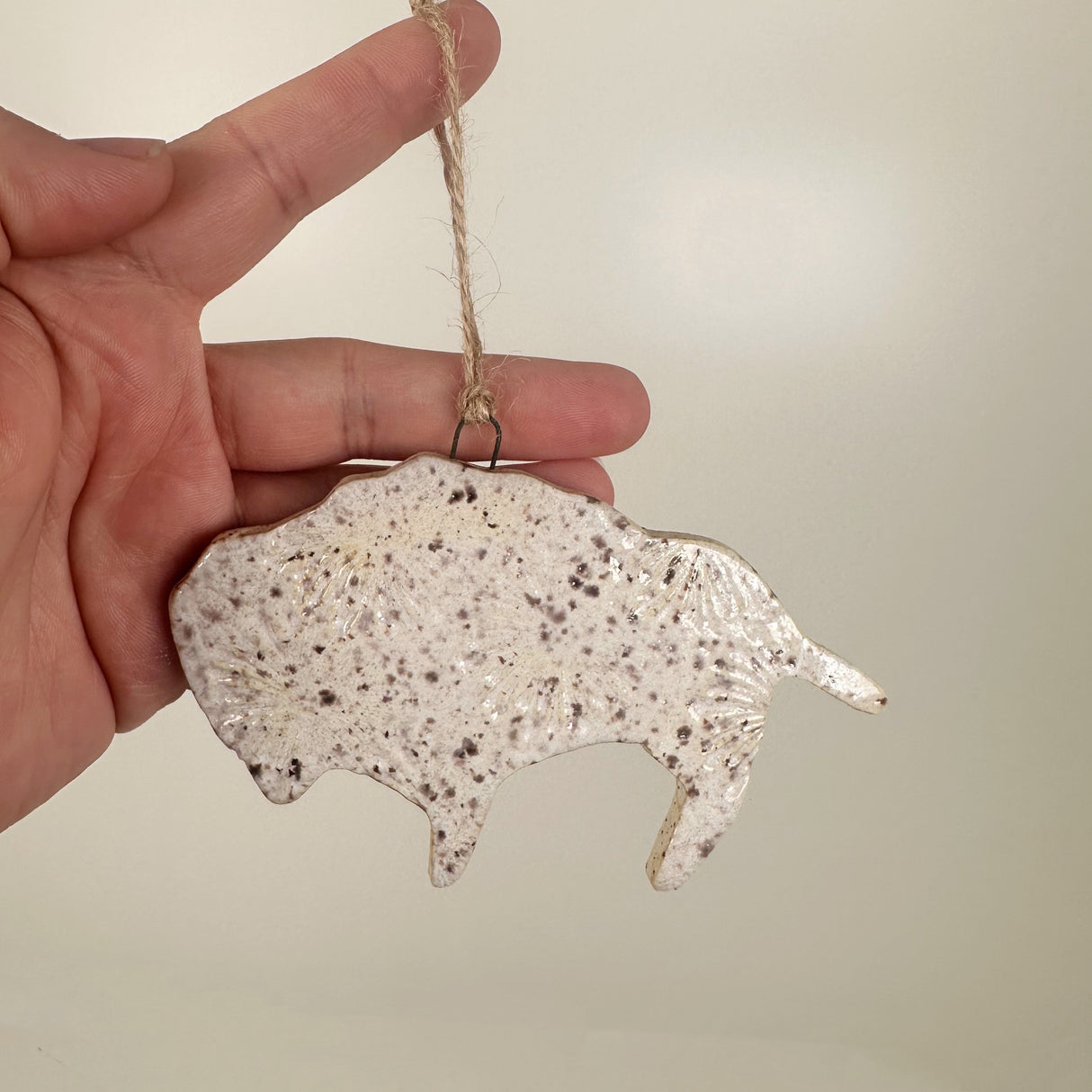 Speckled Buffalo Ceramic Ornaments | Shop Maranda