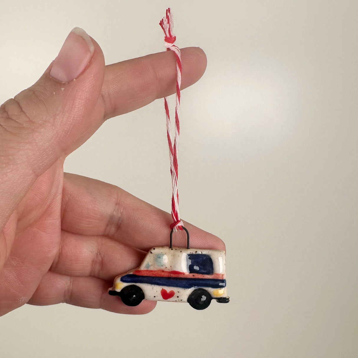 Mini Mail Truck Ceramic Ornament | Shop Maranda