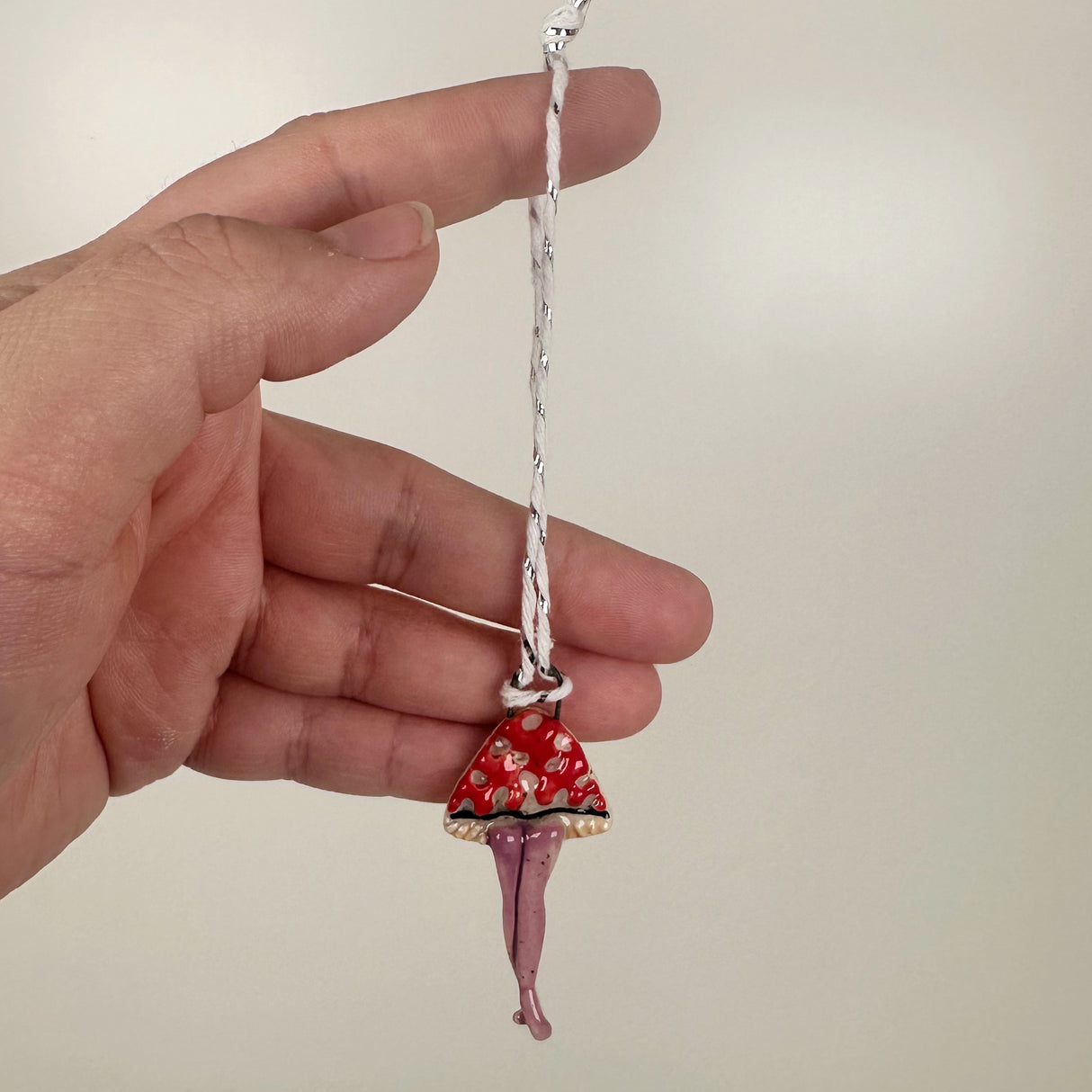 Mini Mushroom Legs Ceramic Ornament- Multiple Styles Available | Shop Maranda