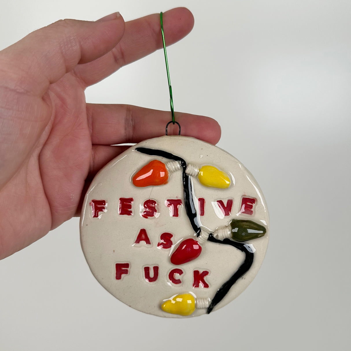 Festive As Ceramic Ornament | Molly Jensen