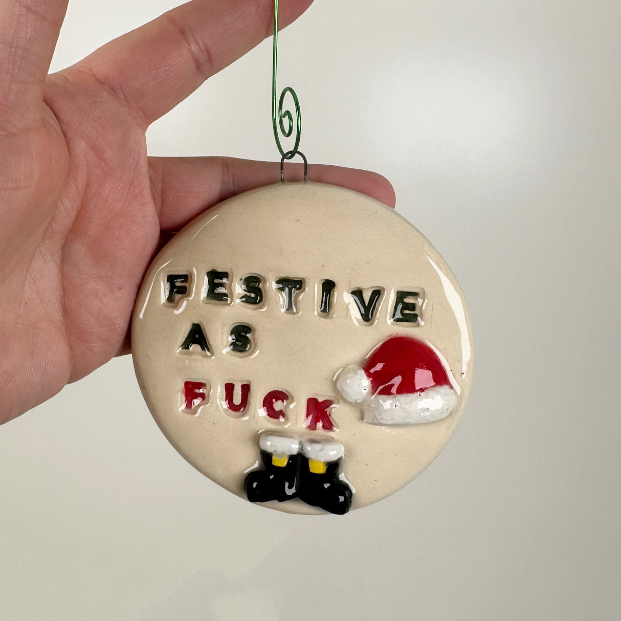 Festive As Ceramic Ornament | Molly Jensen