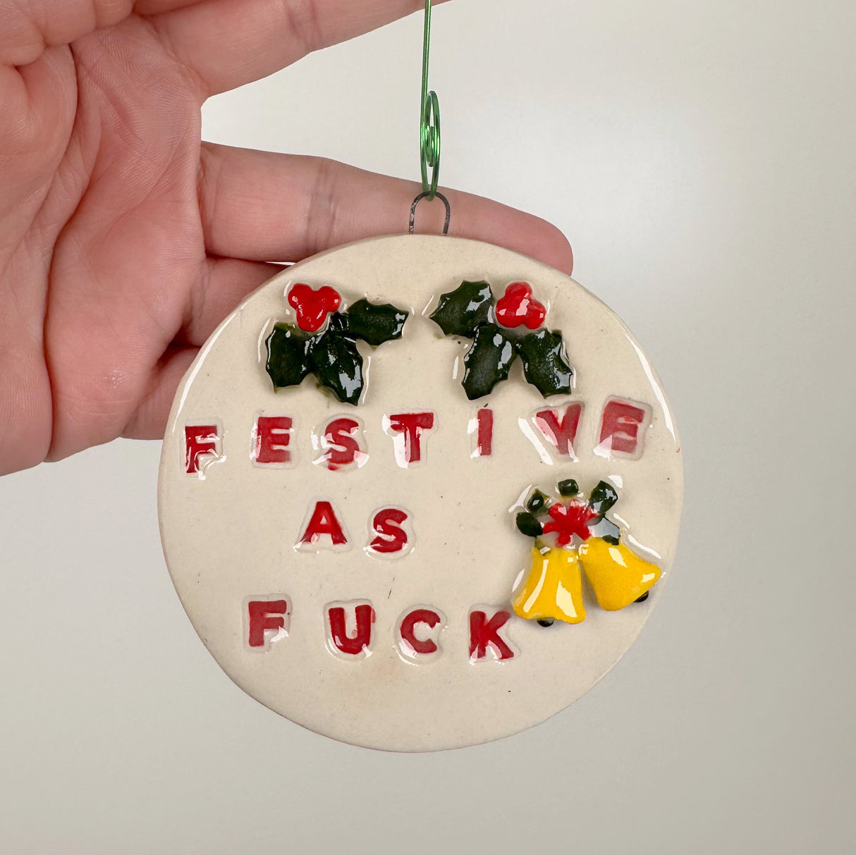 Festive As Ceramic Ornament | Molly Jensen