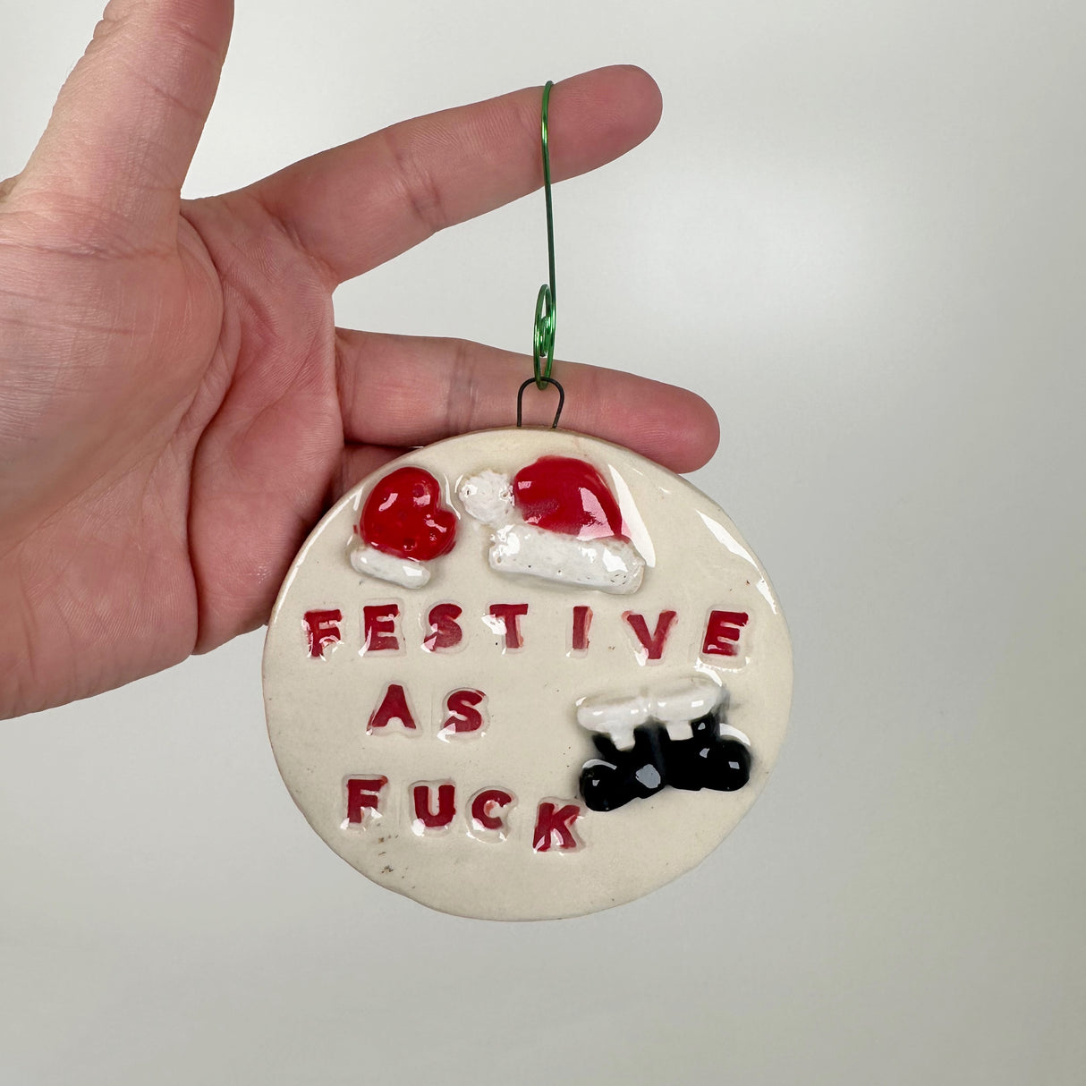 Festive As Ceramic Ornament | Molly Jensen