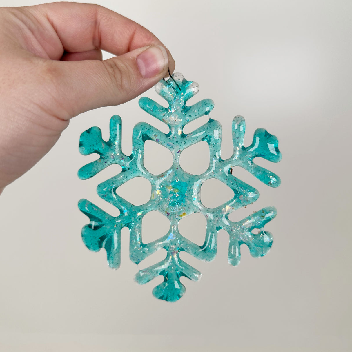 Fused Glass Snowflake Ornament - Multiple Styles Available | Figments of Imagination