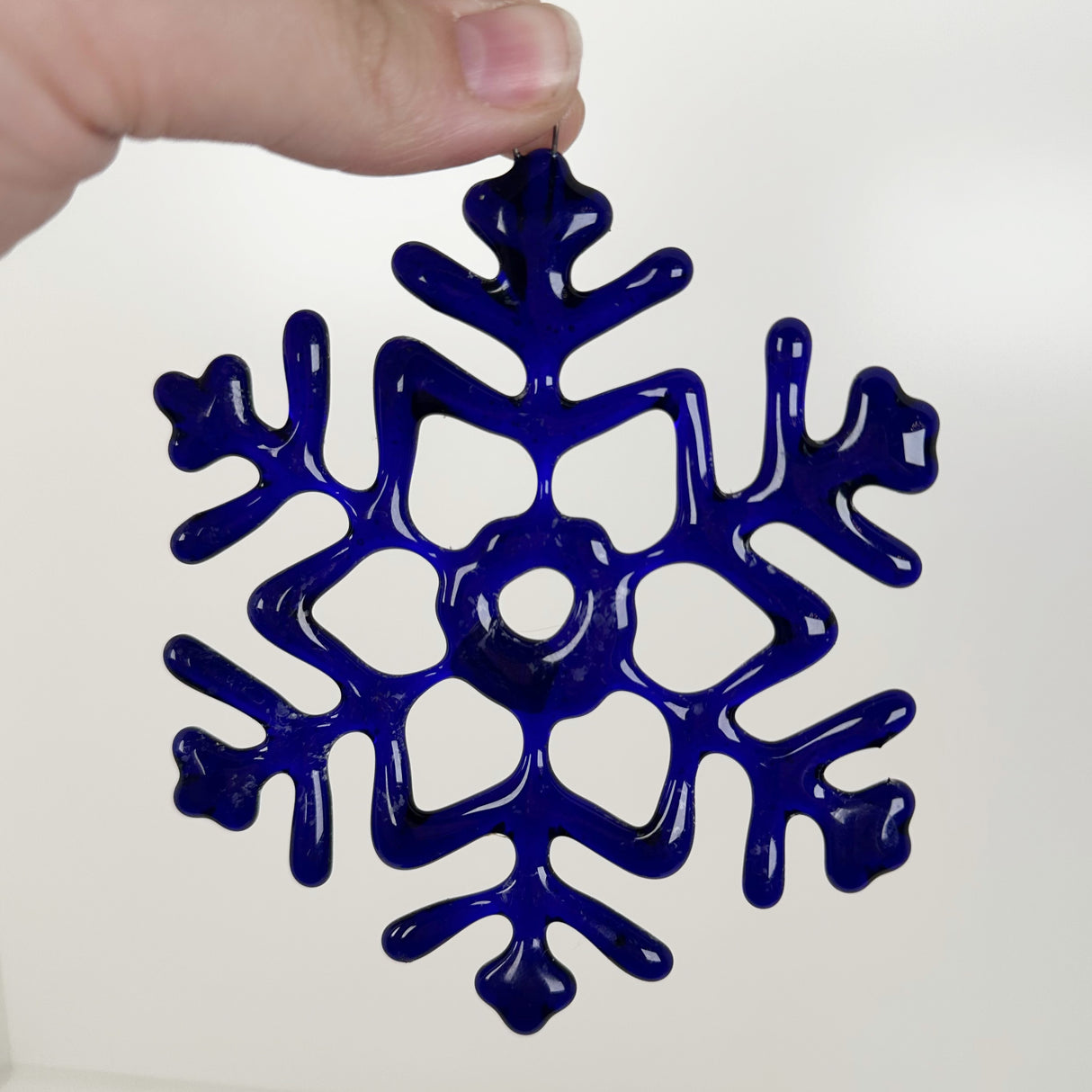 Fused Glass Snowflake Ornament - Multiple Styles Available | Figments of Imagination