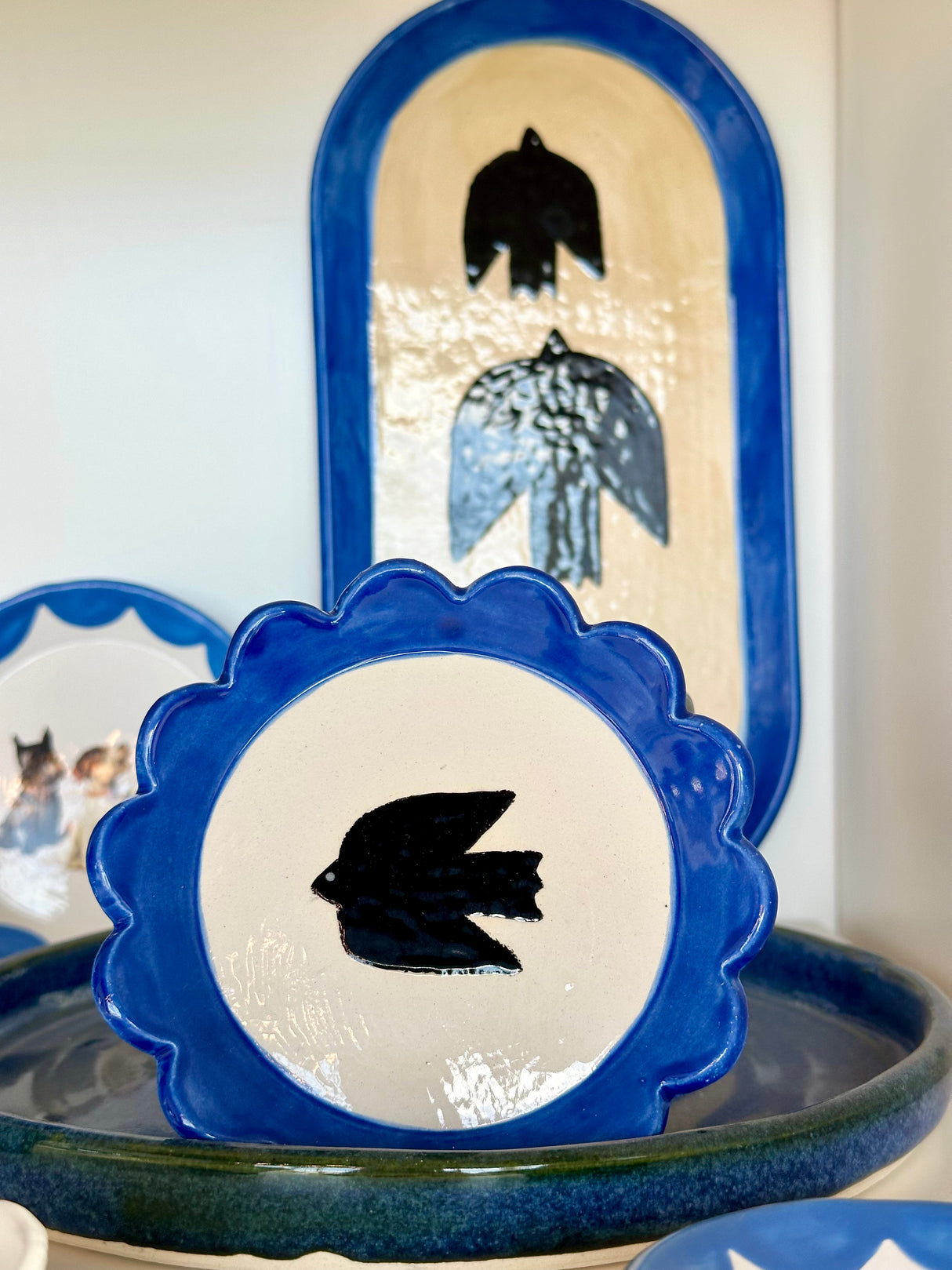 Small Scalloped Bird Dish | Madeleine Schmidt