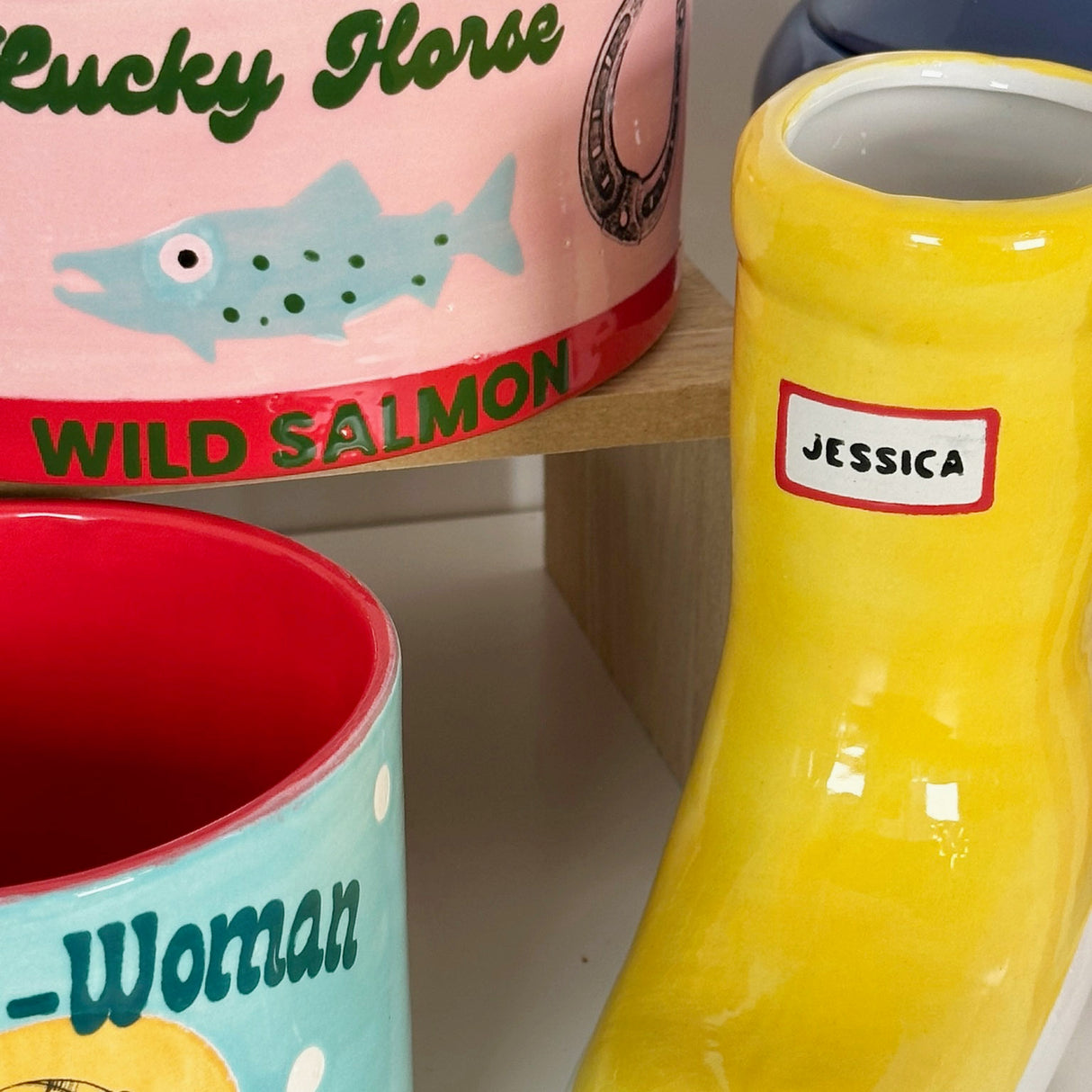 "Canned" Wild Salmon Vase | Wholesale