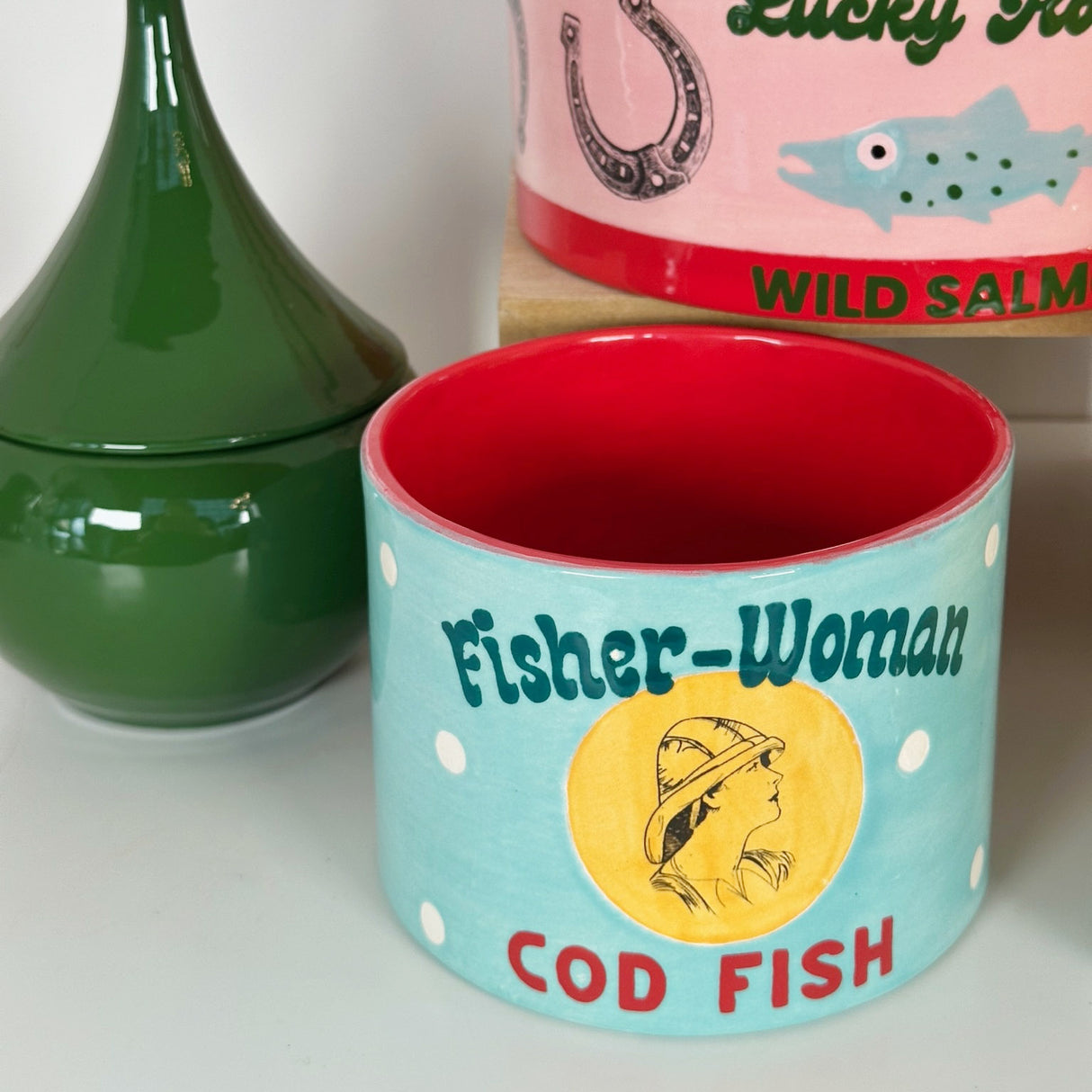"Canned" Cod Fish Vase | Wholesale