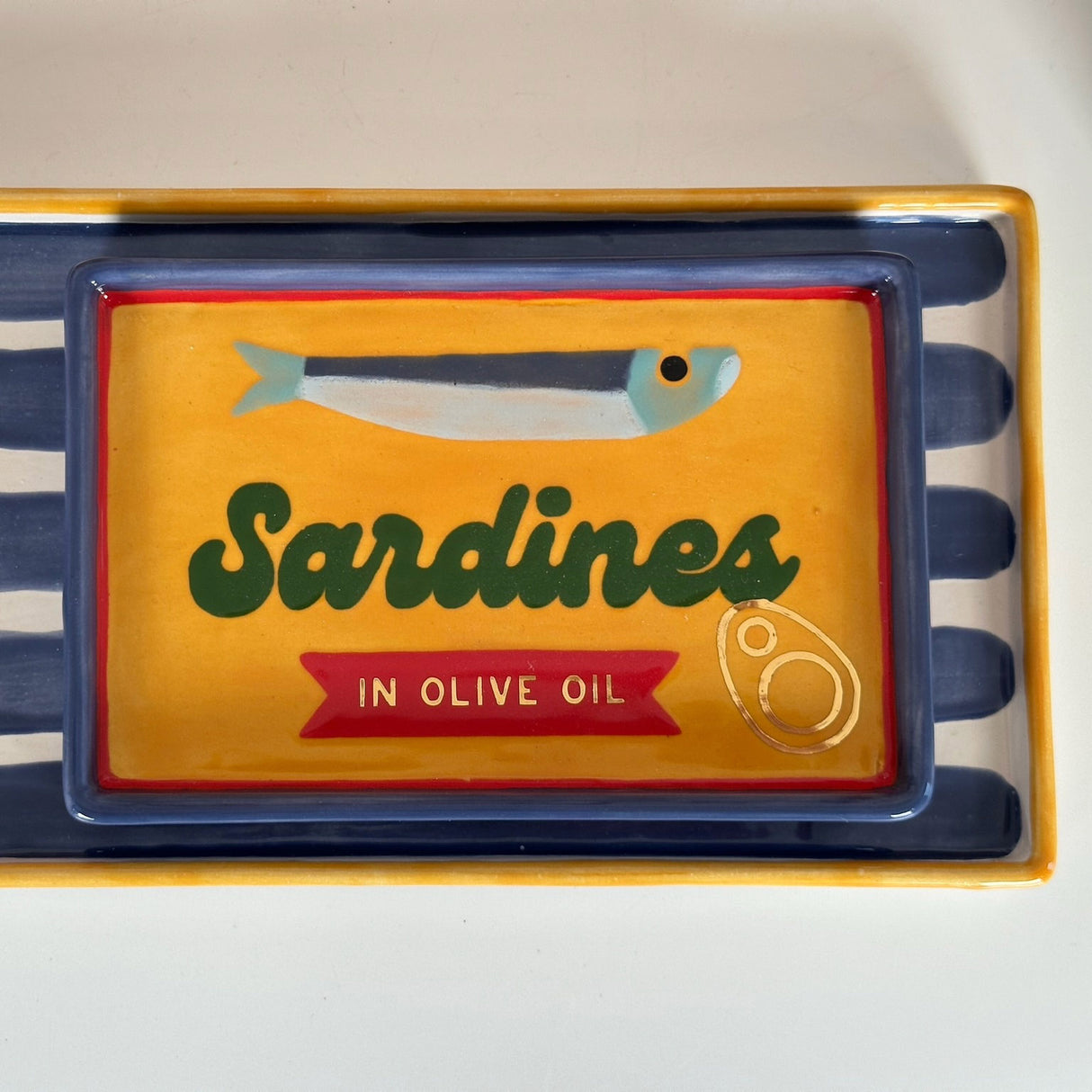 "Canned" Sardine Tray in Yellow | Wholesale
