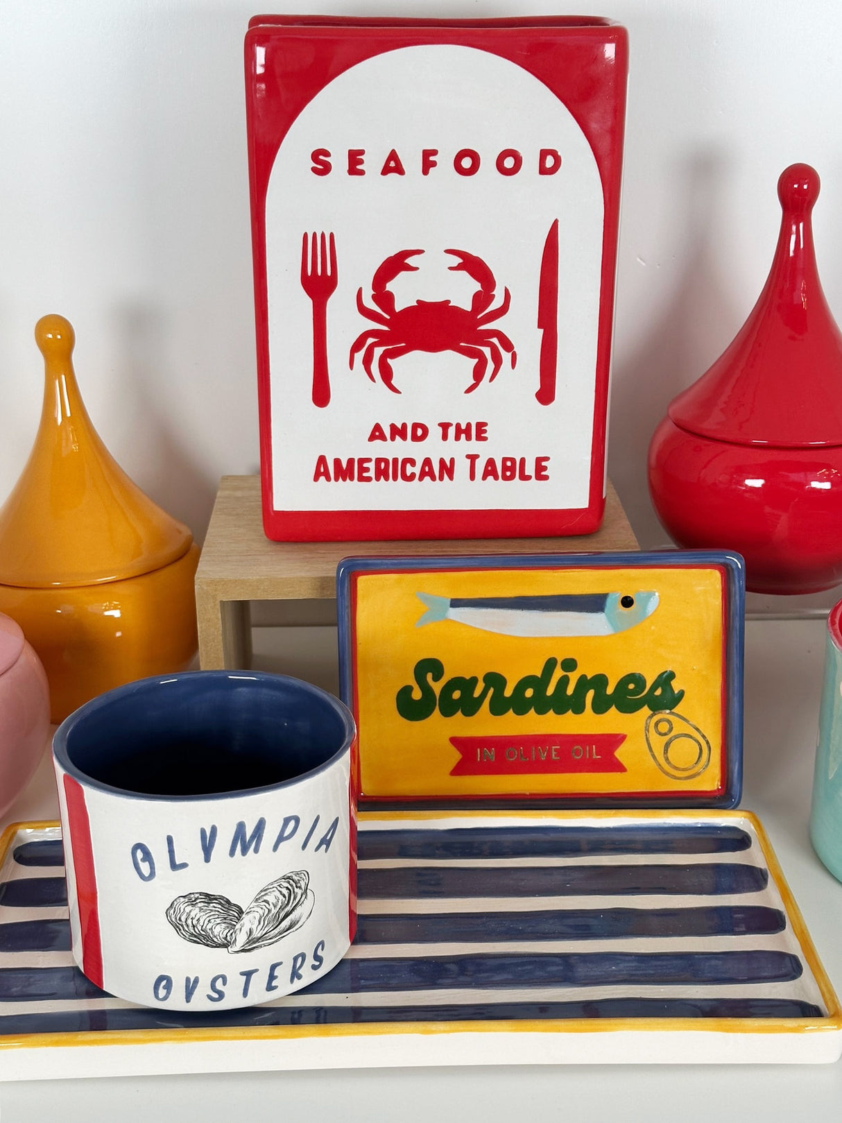 Seafood Cookbook Vase | Wholesale