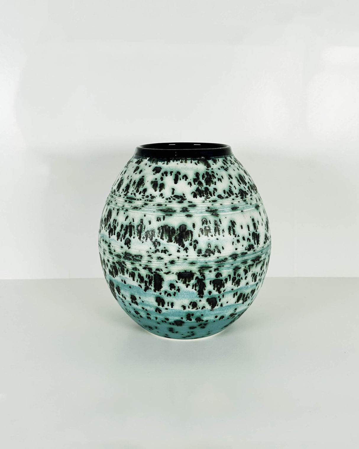 Egg Moonscape Vase | Pottery by Mike
