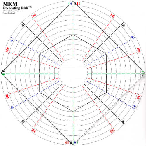 MKM 15 inch Decorating Disks DD-15