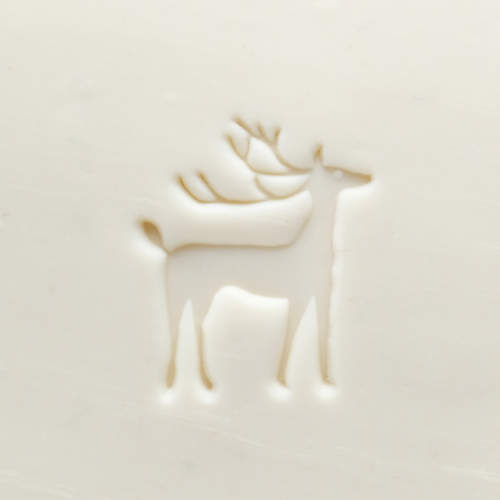 MKM Medium Round Stamp- Reindeer- SCM-293