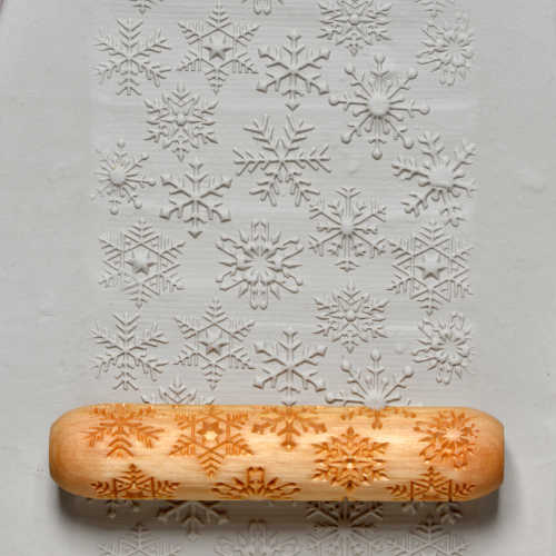MKM Big Hand Roller- Snow Flakes- BHR-033