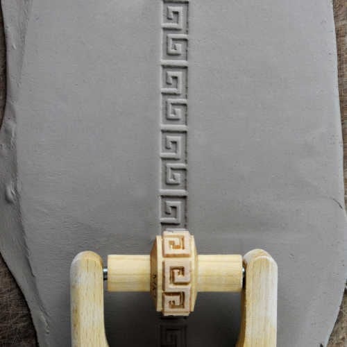 MKM Small Handle Roller- Geometric Design 2- RS-031