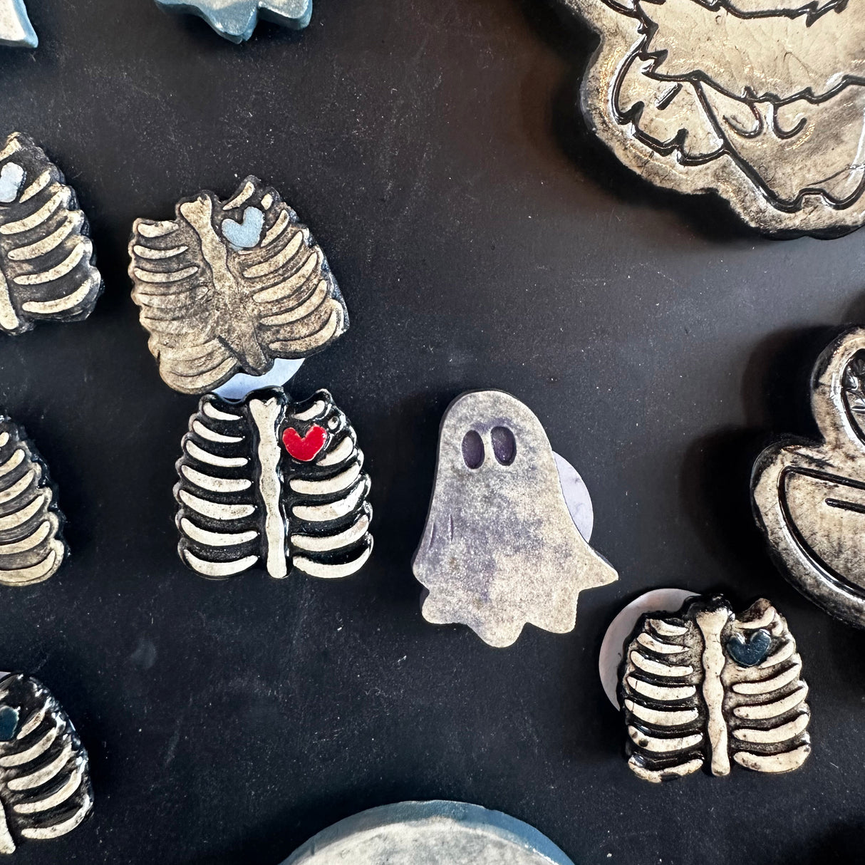 Skeleton Heart Magnet | Katie Brown