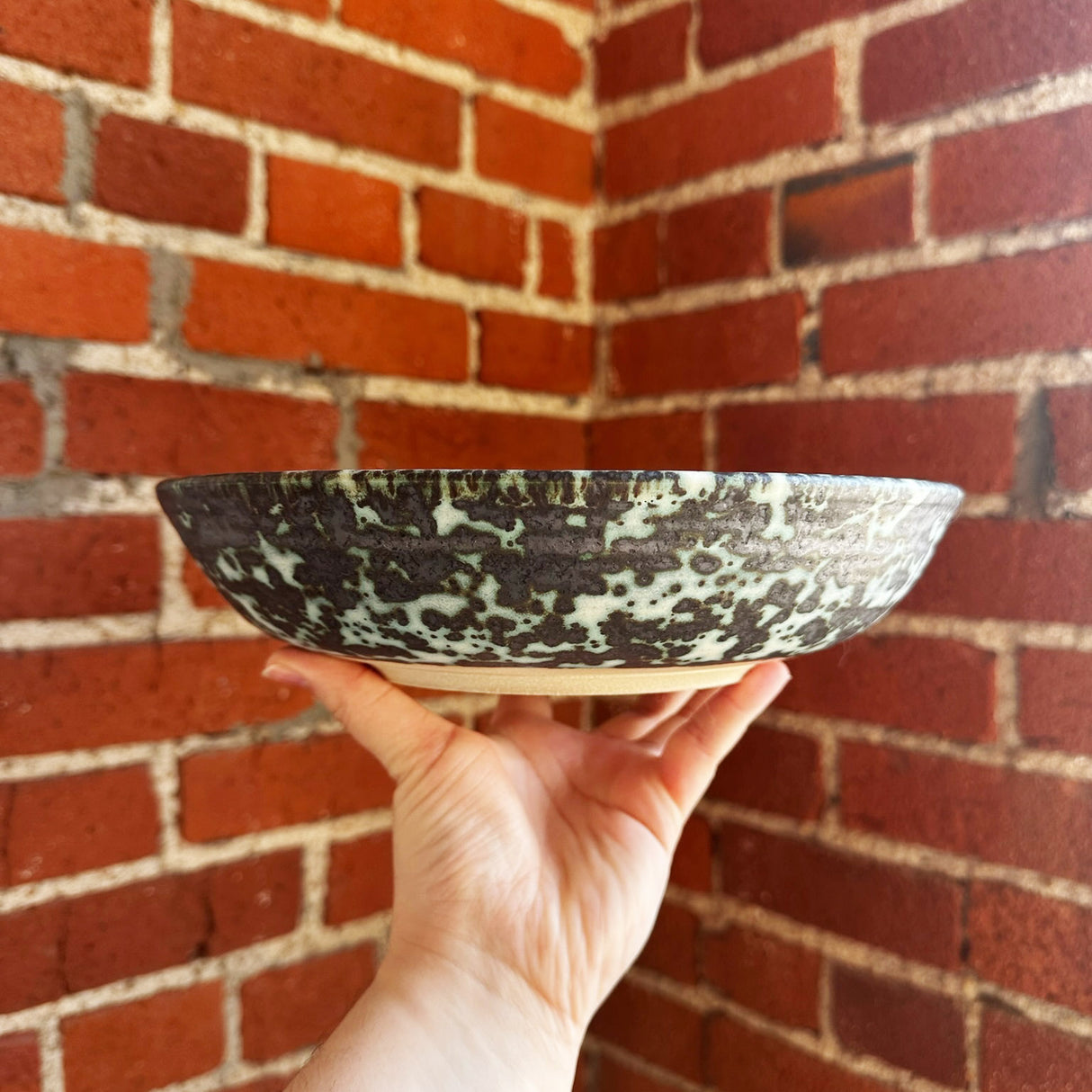 Moonscape Shallow Bowl | Pottery by Mike