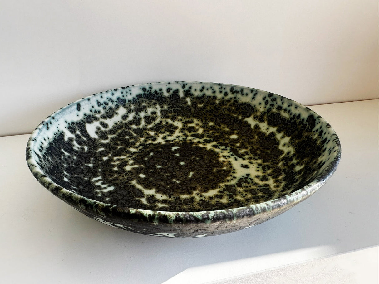 Moonscape Shallow Bowl | Pottery by Mike