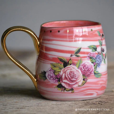 Flower Overglaze Decal Sheet