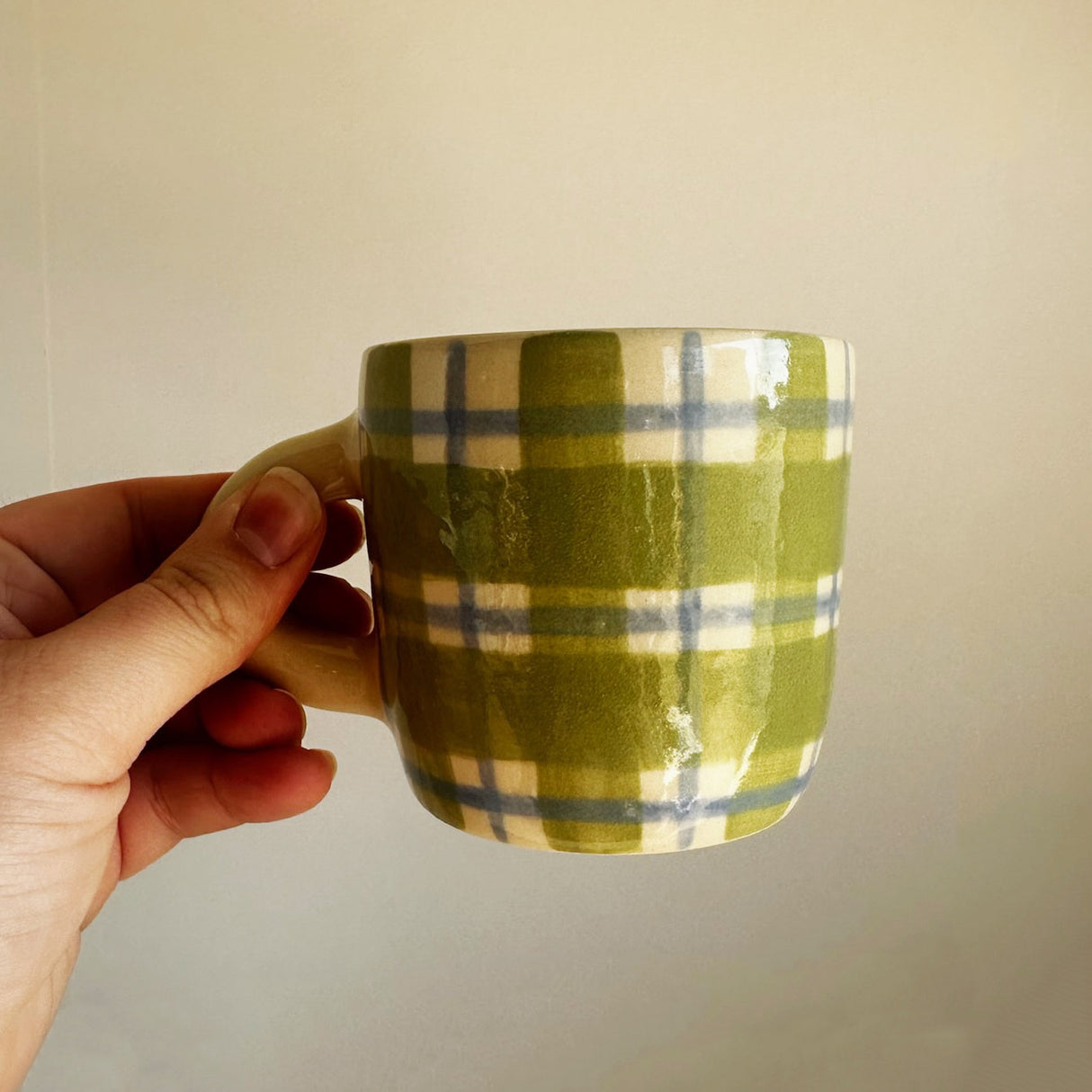 Plaid Mug | Terra Clay Co.