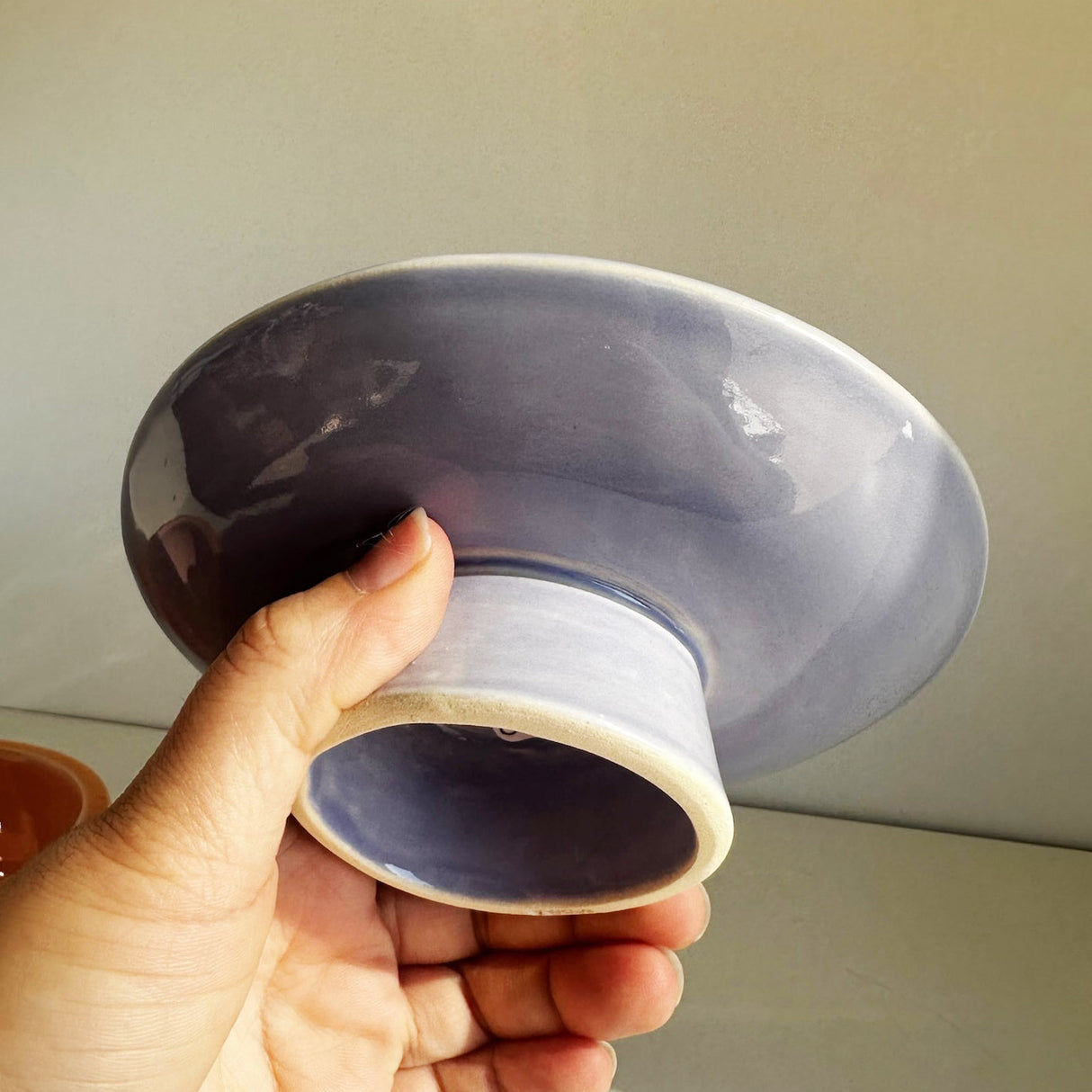 Lavender Pedestal Stand | Terra Clay Co.