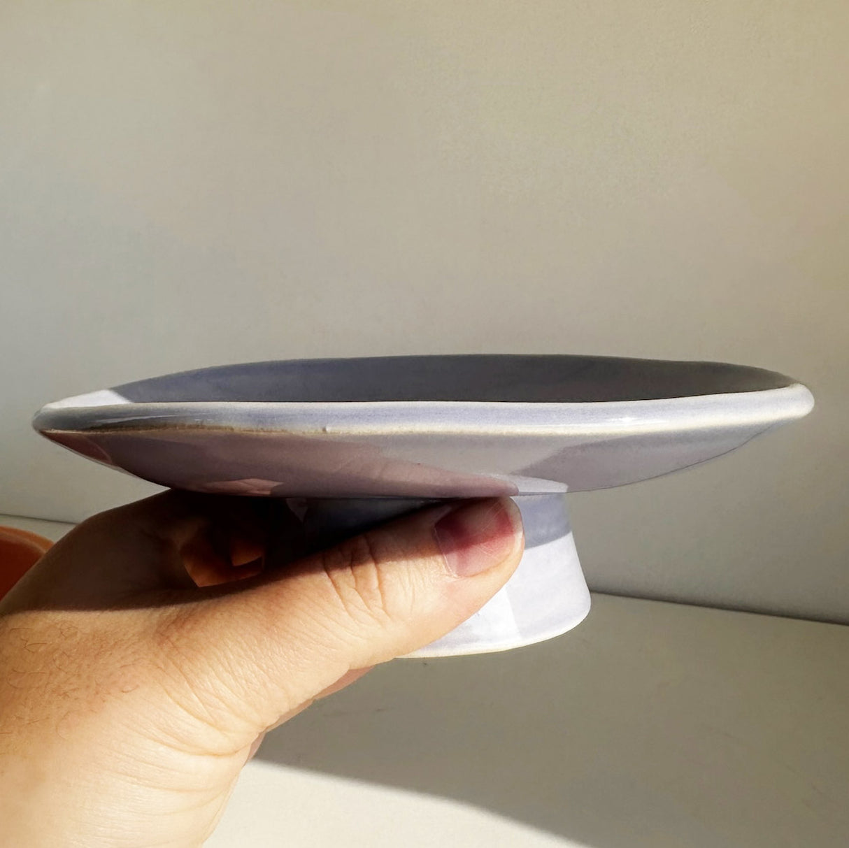 Lavender Pedestal Stand | Terra Clay Co.