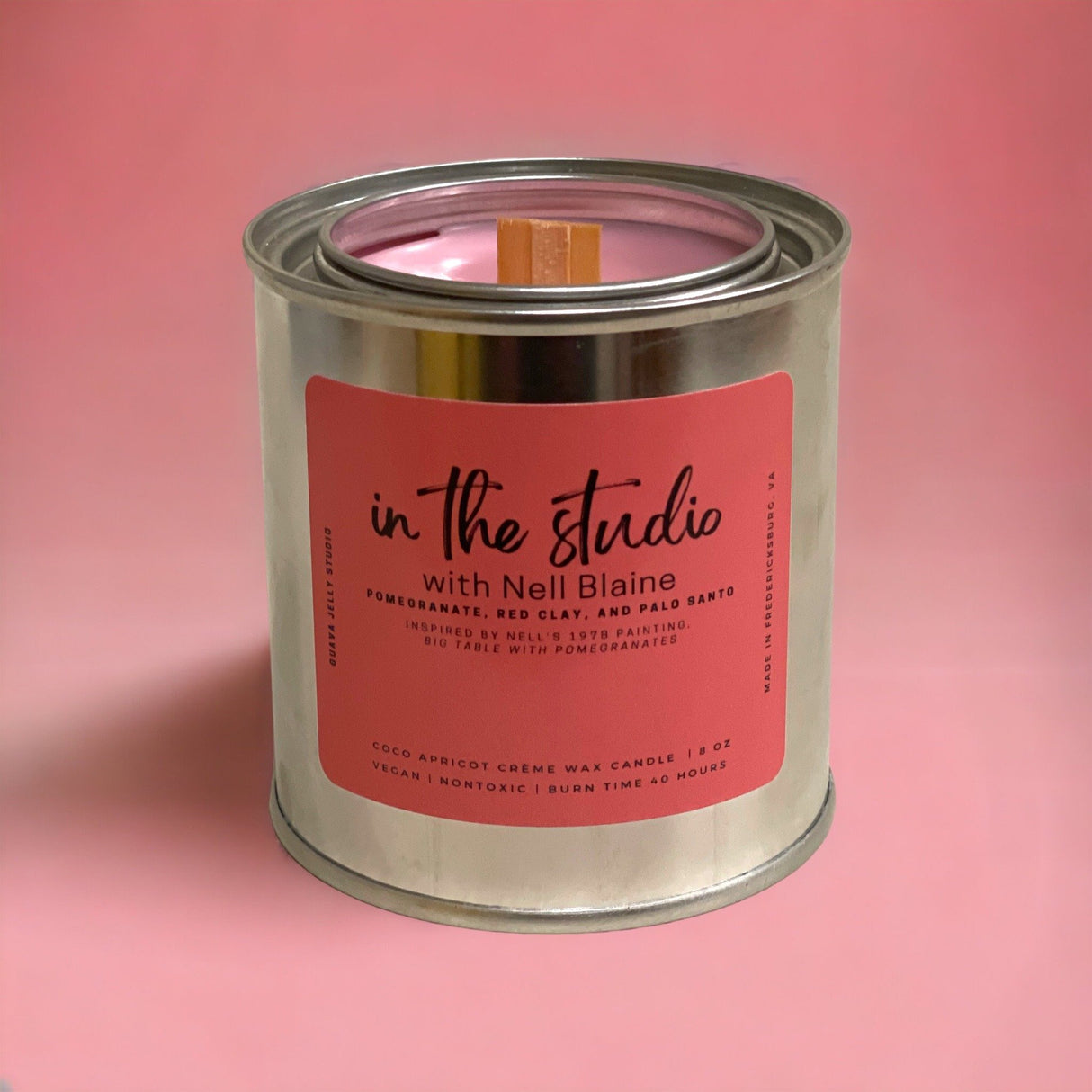 In the Studio with Nell Blaine Candle | Guava Jelly Studio