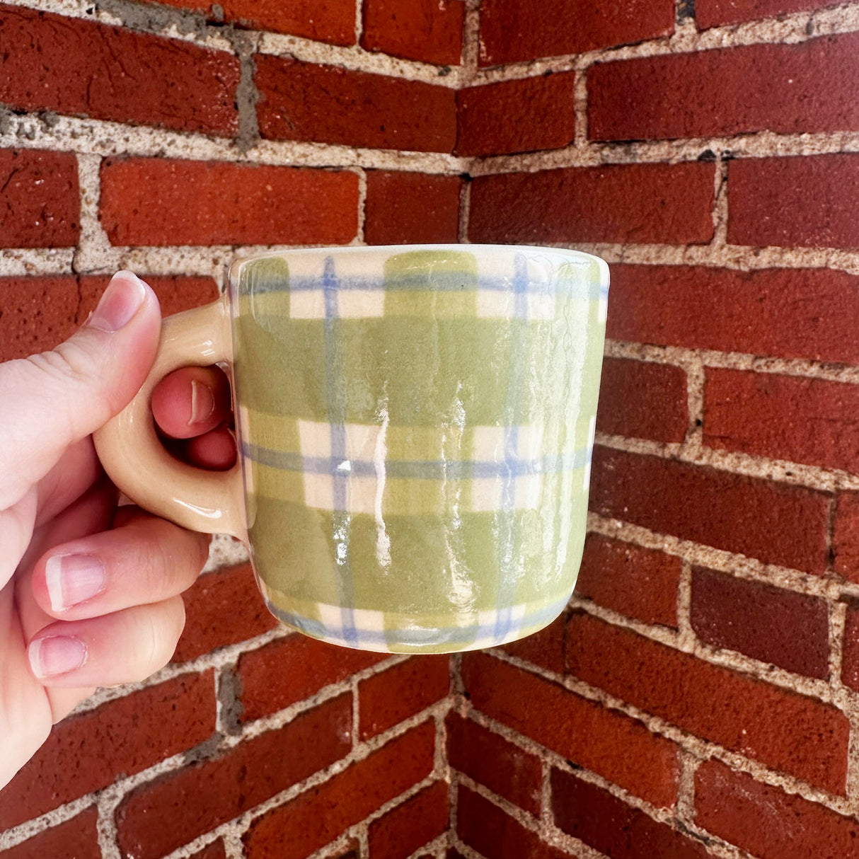 Plaid Mug | Terra Clay Co.