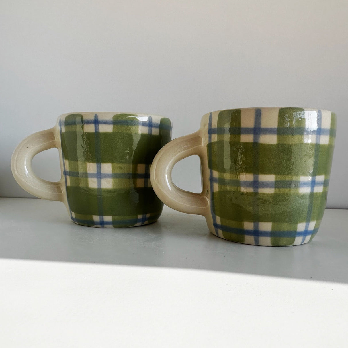 Plaid Mug | Terra Clay Co.