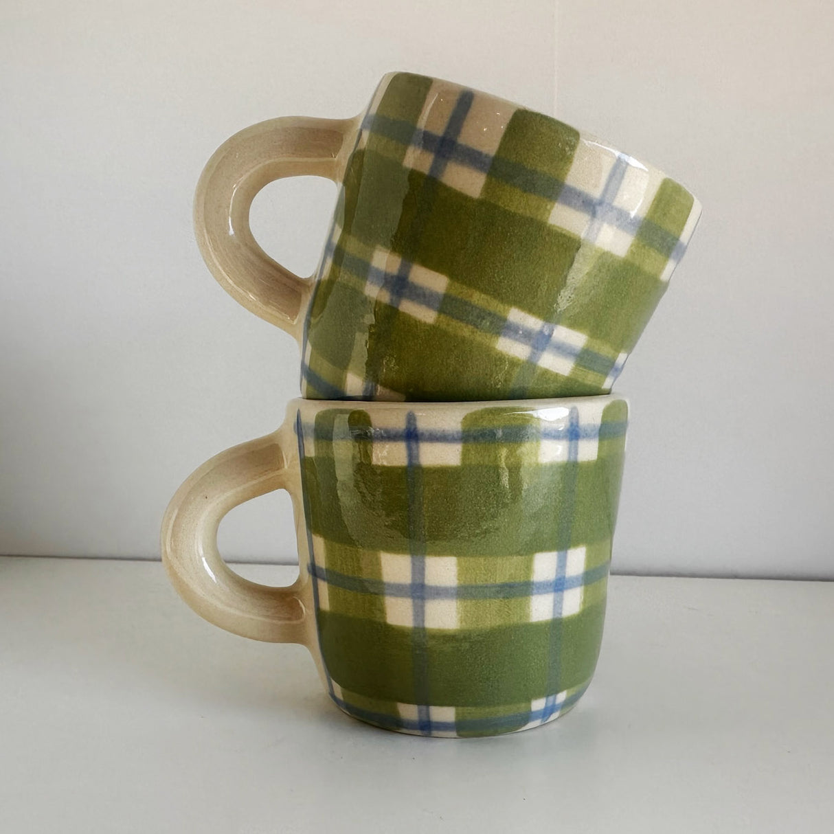 Plaid Mug | Terra Clay Co.