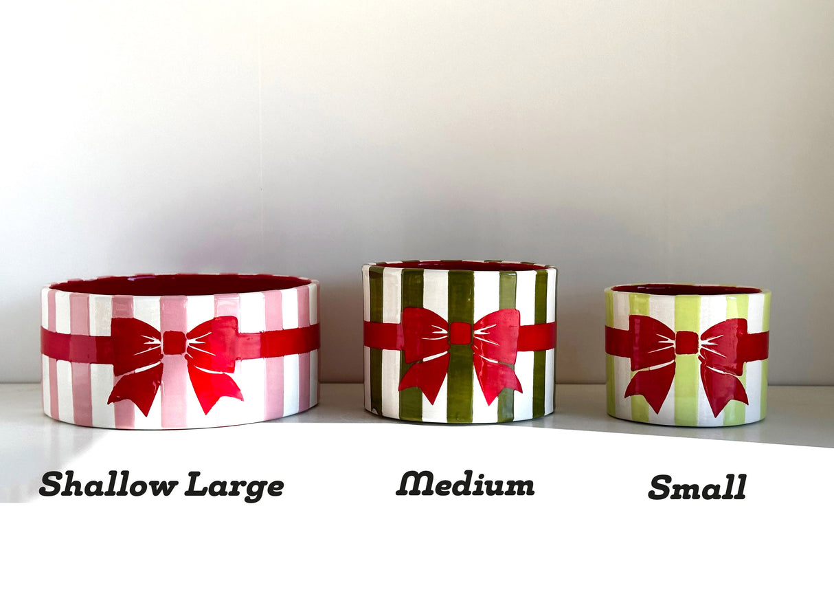 Wrapped up with a Ribbon Handpoured Candle & Vase | Wholesale