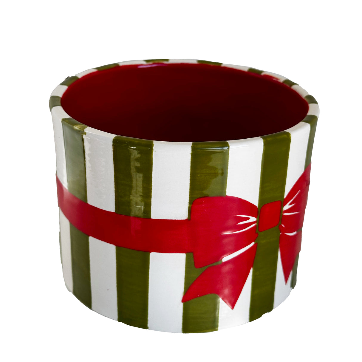 Wrapped up with a Ribbon Handpoured Candle & Vase | Wholesale