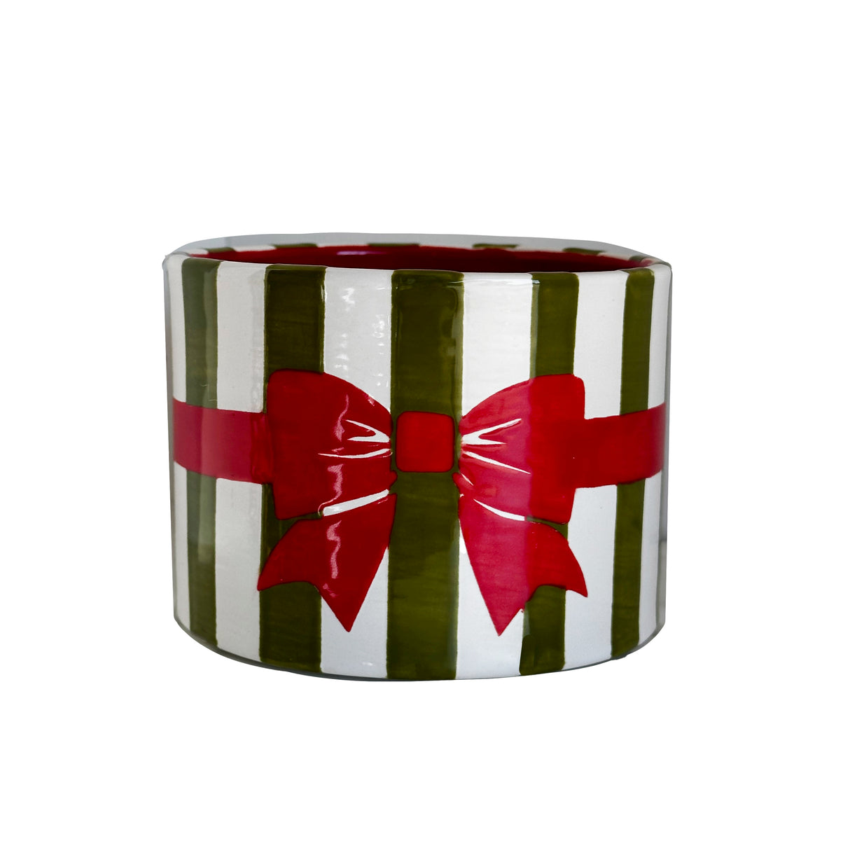Wrapped up with a Ribbon Handpoured Candle & Vase | Wholesale