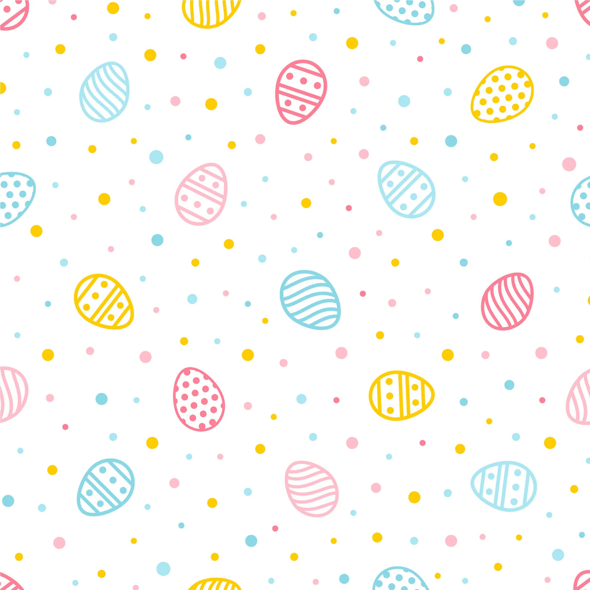 Rainbow Eggs Underglaze Transfer