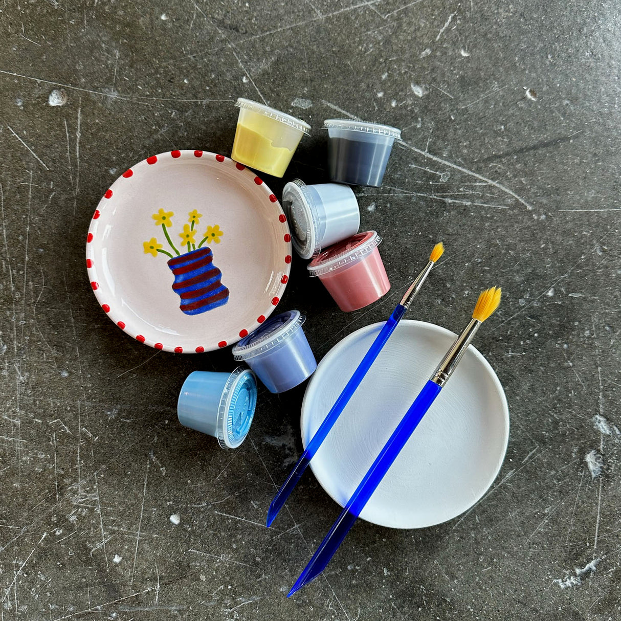 Simple Ring Dish- Glazing Kit