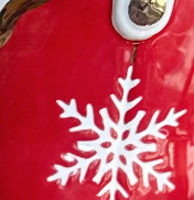 Santa's Cowboy Boot Vase