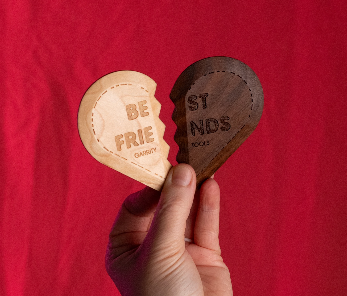 Limited Edition Best Friend Heart Tool Pair