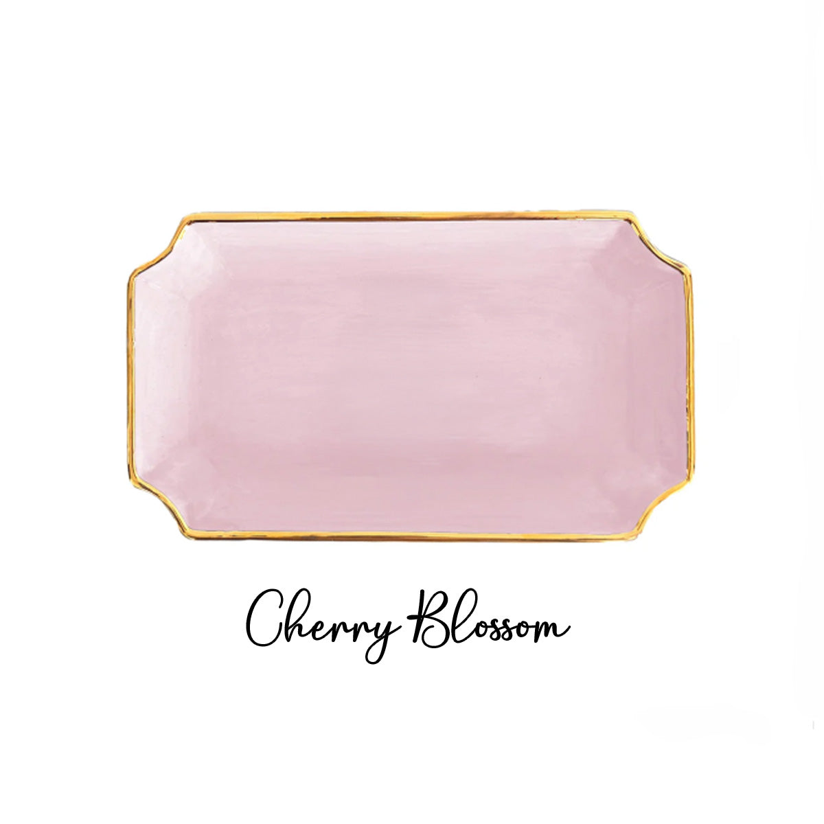 Sigma Kappa Gold Monogram Decorative Tray