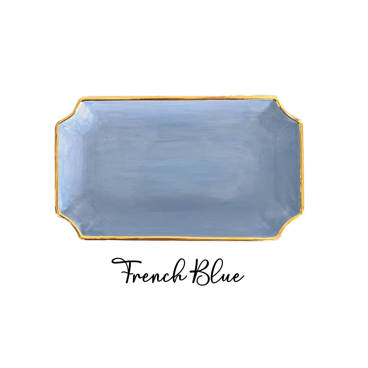 Zeta Tau Alpha Gold Monogram Decorative Tray