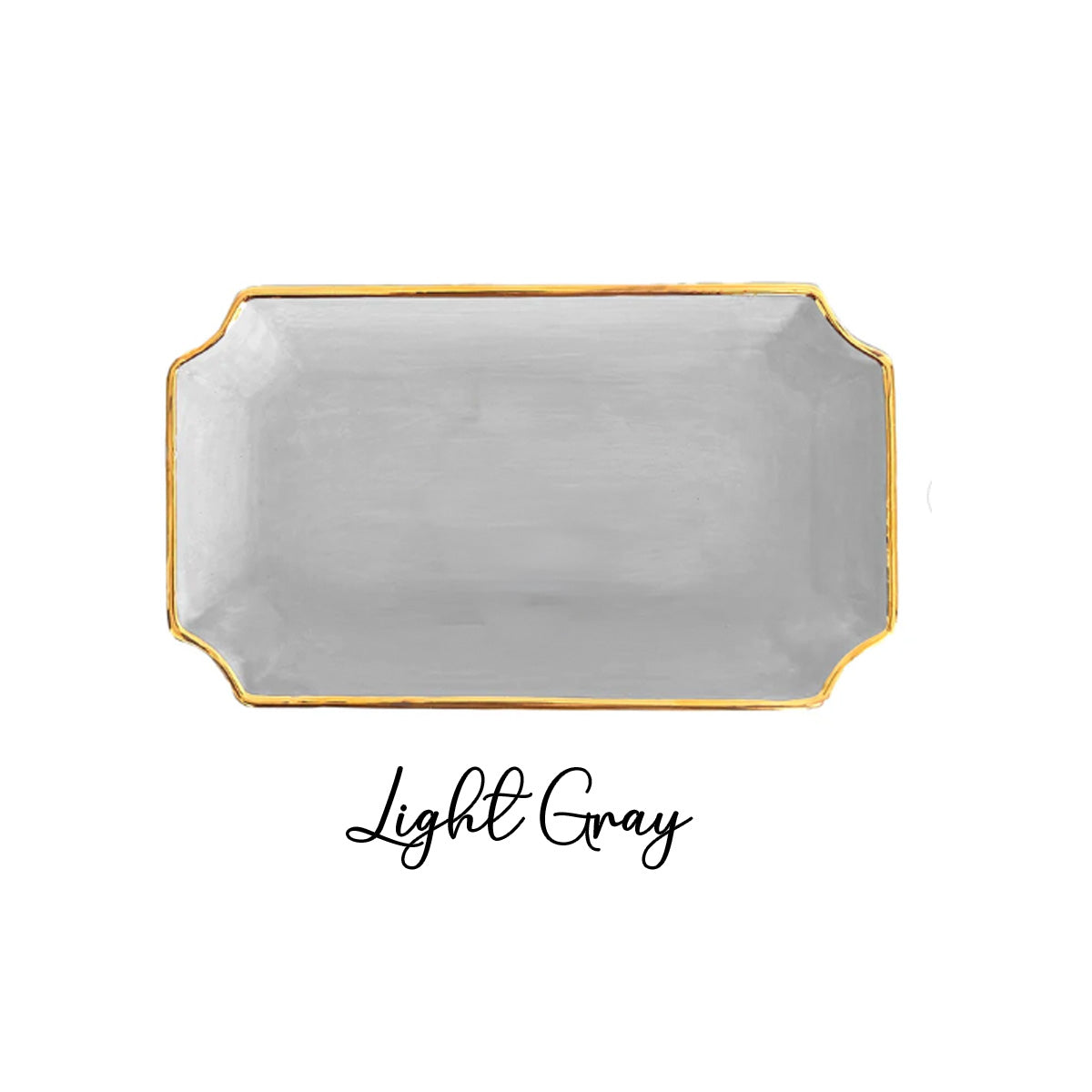 Sigma Kappa Gold Monogram Decorative Tray