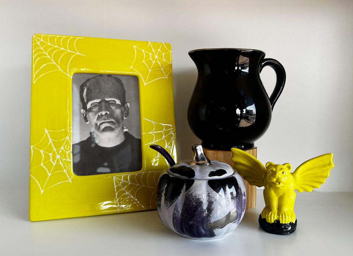 Pumpkin Sugar Pot, Spoon, and Creamer | Wholesale