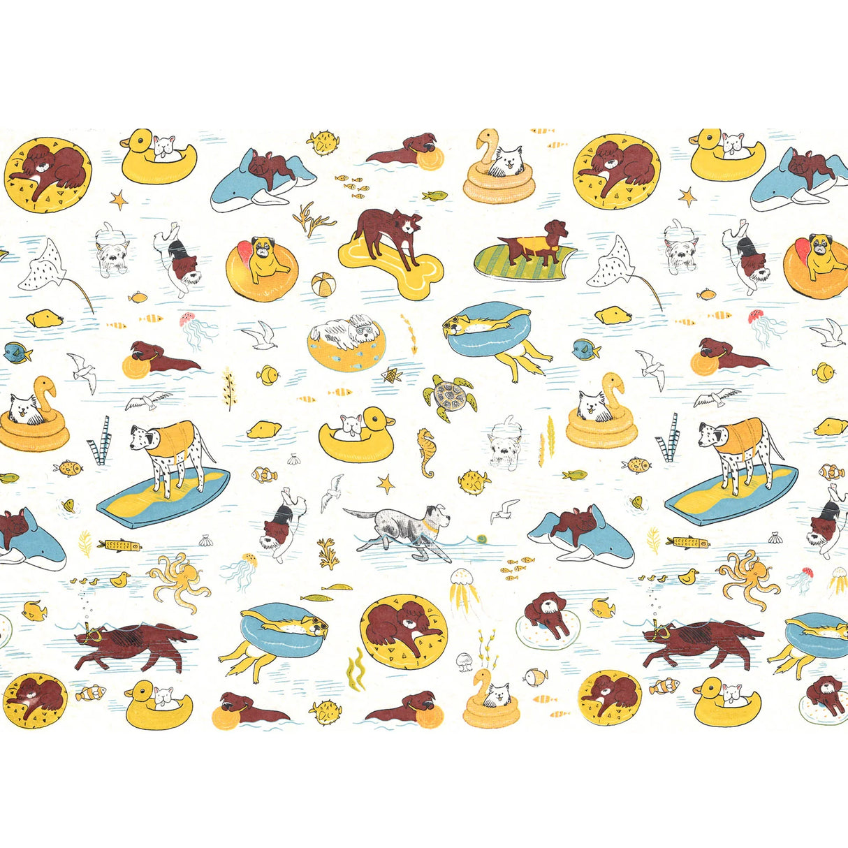 Summer Dog Underglaze Transfer