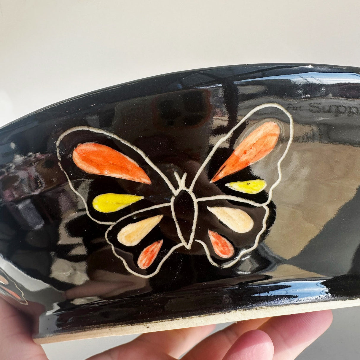 Carved Sunflower Shallow Bowl | Cindy Walker Davidson