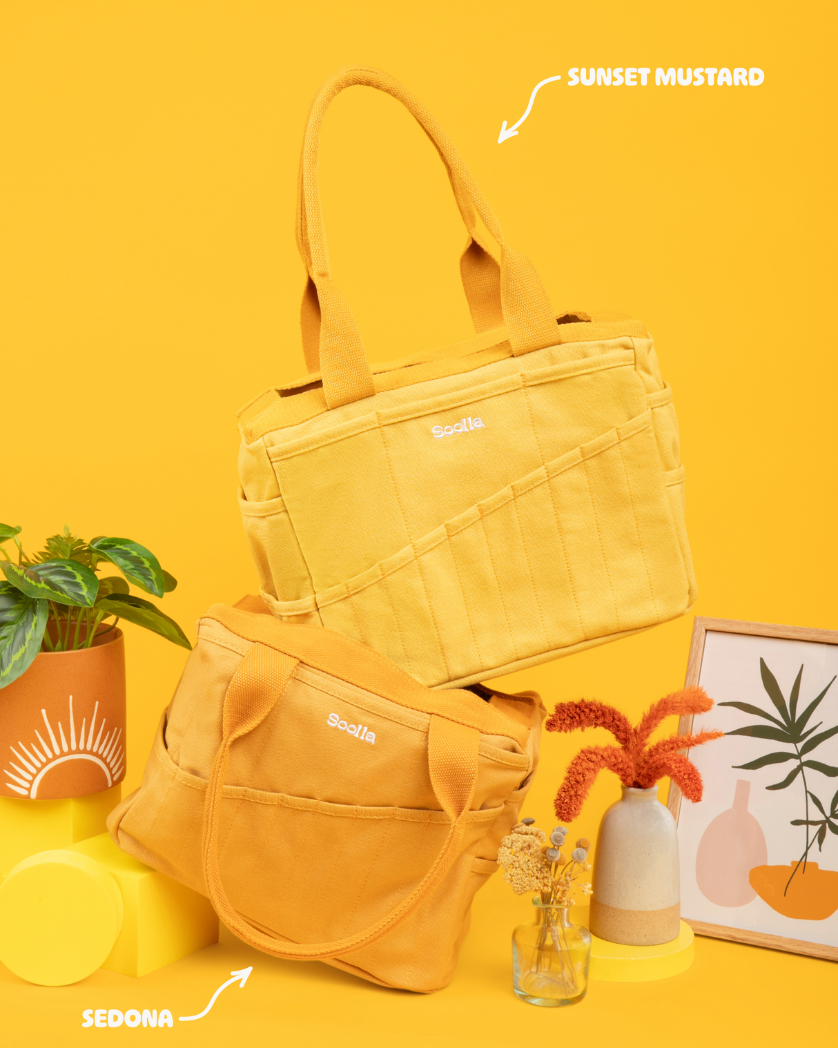 Sunset Mustard Studio Bag
