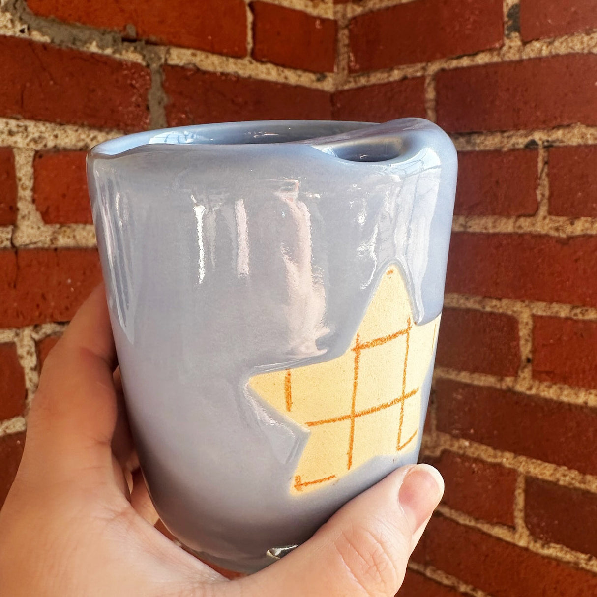 Blue Star Travel Mug | Terra Clay Co.