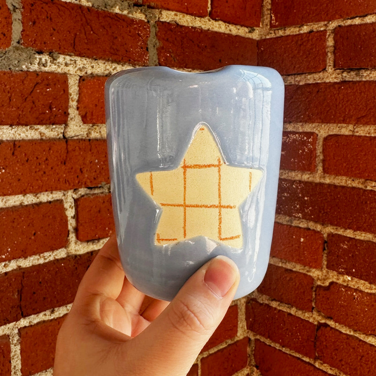 Blue Star Travel Mug | Terra Clay Co.
