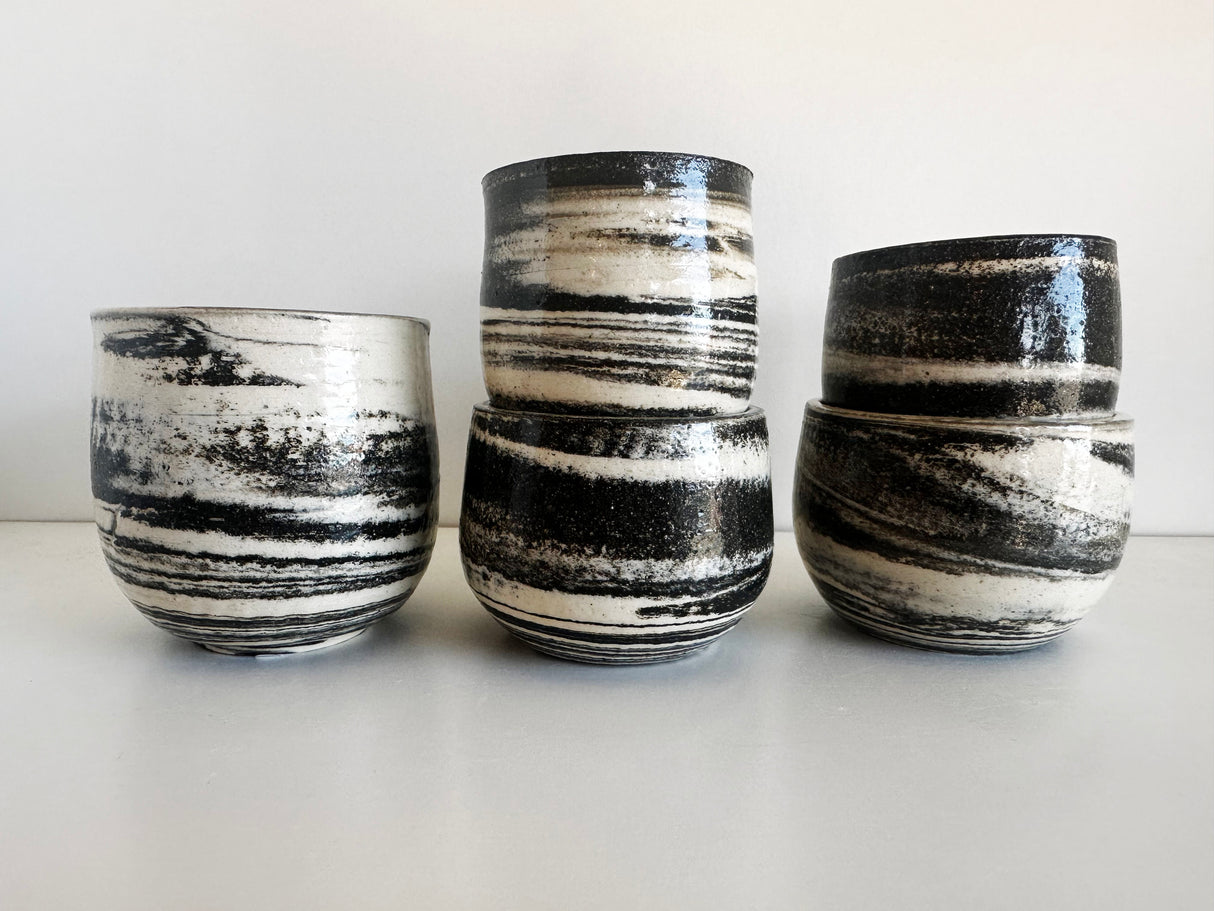 Swirled Wine Tumblers | Katie Brown